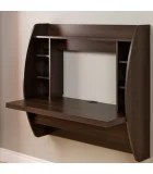 Навесной компьютерный стол Comfy-Home AirTable-I, темный орех заказать